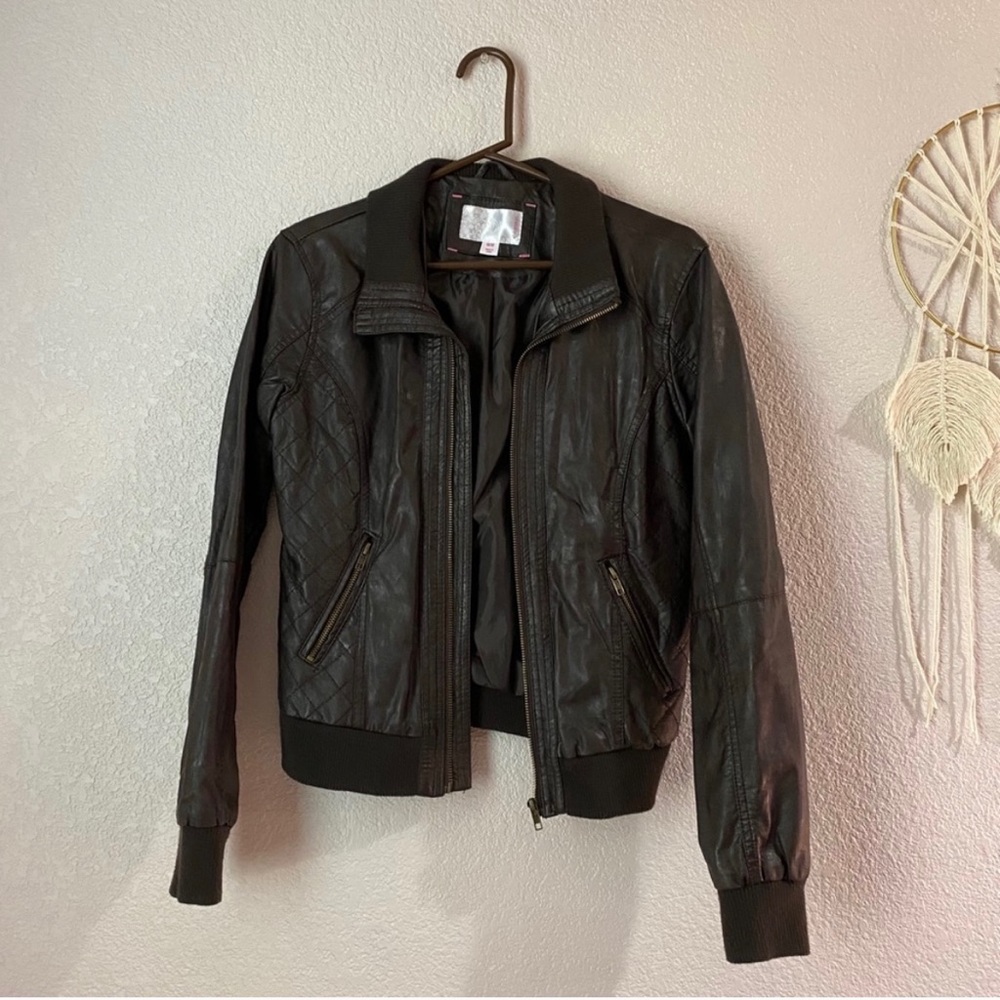 Xhilaration Faux Leather Jacket